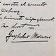 Guglielmo Marconi Autographed Letter Mentioning A Concert By Debussy