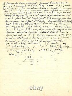 Guillaume Apollinaire Autographed Letter Signed to Lou. Erotic Letter. 1915