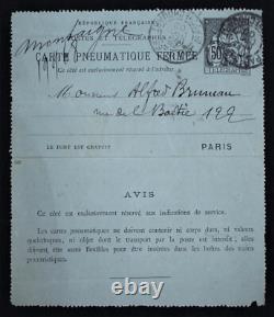 Gustave CHARPENTIER SIGNED AUTOGRAPH LETTER PRAISING Alfred BRUNEAU
