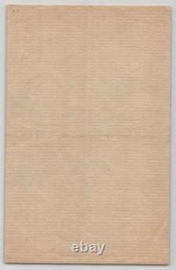 Gustave Charpentier Signed Autograph Letter Recommending a Musician, Louise