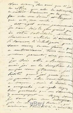 Gustave Courbet / Autograph Letter Signed / On His Painting And An Exhibition