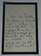 Gustave Droz Autographed Letter Signed Your Flowers Have Arrived 4 Pages 1880