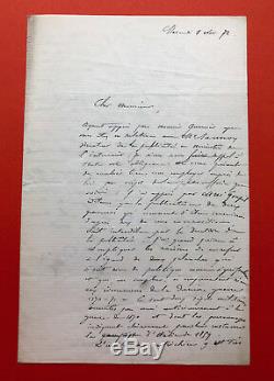 Gustave Dore Autograph Letter Signed