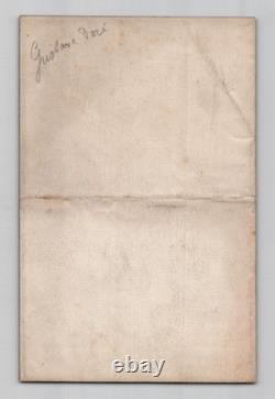 Gustave Doré Signed handwritten letter: missed train and dinner at the Aquarium, 19th century