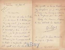 Gustave Eiffel, Beautiful Autograph Letter Signed Paul Fort