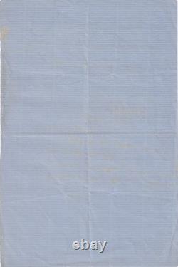 Gustave FLAUBERT Autographed letter signed with addition by Marcellin Berthelot