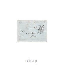 Gustave Flaubert / Signed Autograph Letter / Madame Bovary / Colet / Musset