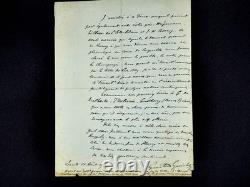 Gustave GUICHES signed autograph letter Huysmans Malherbe Bloy 1931