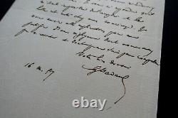 Gustave NADAUD SIGNED AUTOGRAPH LETTER