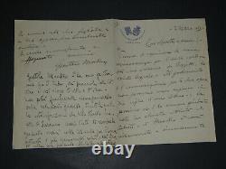 Gustavo Modena Correspondence Comprising of Six Autographed Signed Letters