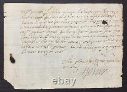 HENRI IV Autographed Letter signed War of Religion & Governor of Guyenne