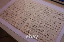 Handwritten Autographed Letter Signed by Arthur Wellesley de Wellington (1769-52)