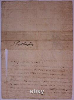 Handwritten autographed letter signed by Henri IV (1553-1610) addressed to Villeroy