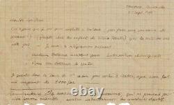 Hans BELLMER Autographed Letter, Probably to Dr. Ferdiere. The Doll