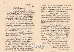 Hans Beat Wieland Swiss Painter Autograph Signed Letter 1937