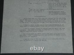 Harold Gatty Typed letter partially signed in autograph 3 pages 1937