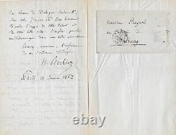 Hector Berlioz Autograph Letter Signed Classical Music Romanticism