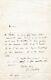 Hector Berlioz Signed Autograph Letter