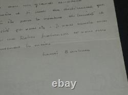 Henri BARBUSSE, writer SIGNED AUTOGRAPH LETTER, AUMONT-PAR-SENLIS, 1925