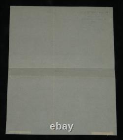 Henri Barbusse Lot of 4 autograph and typed signed letters, 1906