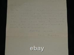 Henri Barbusse Set of 3 Autographed and Typed Letters Signed 1909 1915