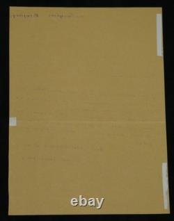 Henri Barbusse Set of 4 signed autographed and typed letters 1906