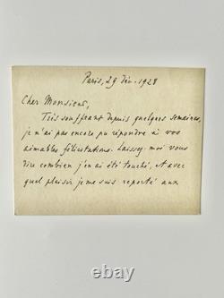 Henri Bergson 3 Signed Autograph Letters