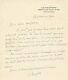 Henri Bergson Autograph Letter Signed Sonnet Boileau Humor