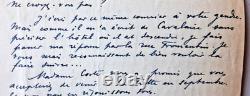 Henri COLLET Composer signed autograph letter to the director of the Nantes Opera