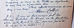 Henri COLLET Composer signed autograph letter to the director of the Nantes Opera