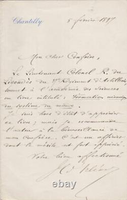 Henri D'orleans Signed Autograph Letter