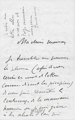 Henri De Toulouse-lautrec Signed Autograph Letter