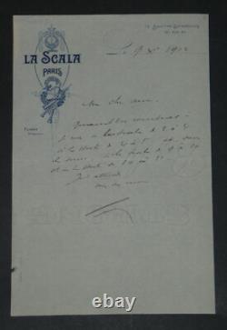 Henri Fursy Collection of 9 Signed Autograph Letters and Documents + Silver Gelatin Photo