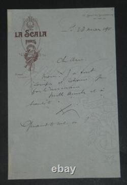 Henri Fursy Collection of 9 Signed Autograph Letters and Documents + Silver Gelatin Photo