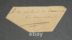 Henri Fursy Collection of 9 Signed Autograph Letters and Documents + Silver Gelatin Photo