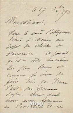 Henri Gervex Signed Autograph Letter
