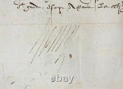 Henri III King Of France Letter Signed Accreditation To The Pope 1585