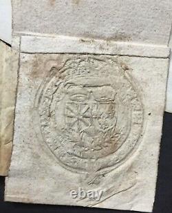 Henri IV King Of France Document / Letter Signed Signed Letter Seal + 1603