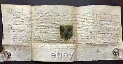 Henri IV King Of France Letter Signed With Coat Of Arms Letter Of Warning 1593