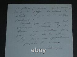 Henri Lebasque Signed Autographed Letter