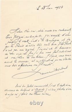 Henri Massis fine set of handwritten letters, Maurras, and signed autograph photo