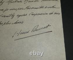 Henri Pourrat, Writer Letter Signed Autography, 1929