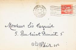 Henri de REGNIER 1895 Poems 3 signed AUTOGRAPH letters ex. Larguier