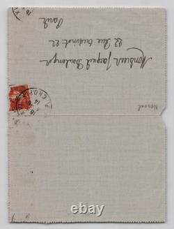 Henri de Régnier autograph signed letter to Jacques Boulenger, NERVAL, 1914