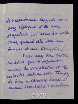 Henriette ROGGERS, Actress SIGNED AUTOGRAPH LETTER, 1910