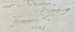 Henriette-catherine De Joyeuse Duchess Montpensier And Guise, Letter Signed 1615