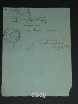 Henry Février SIGNED AUTOGRAPH LETTER from the Front To Henri Woolet 1916 WW1