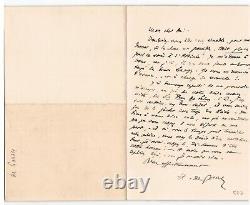 Henry de Gorsse - signed autograph letter 1 page