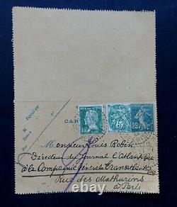 Hensel Maurice Henri Carte Letter Autographe Signed In Louis Robin, 1926