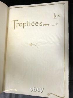 Heredia Les Trophées Illustré Merson 2 Letters Autographes Signees 1907 Relie